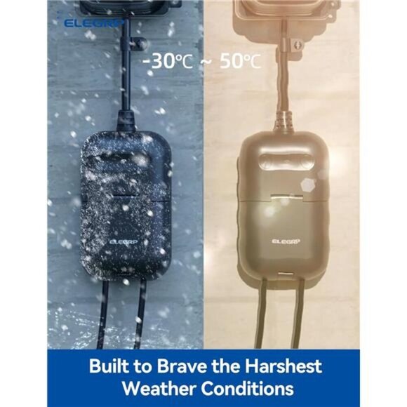 Outdoor Smart Plug Waterproof IP66, WiFi Plug with 2 Individually Sockets - Picture 3 of 7